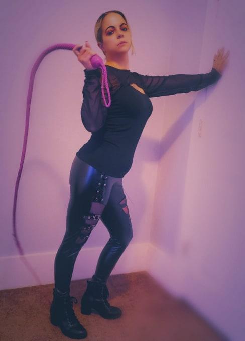 Britt Snake Whip Purple